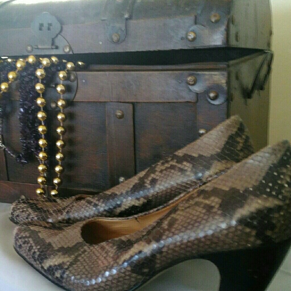 "Walter Steiger" Vintage Python, Pump - image 1